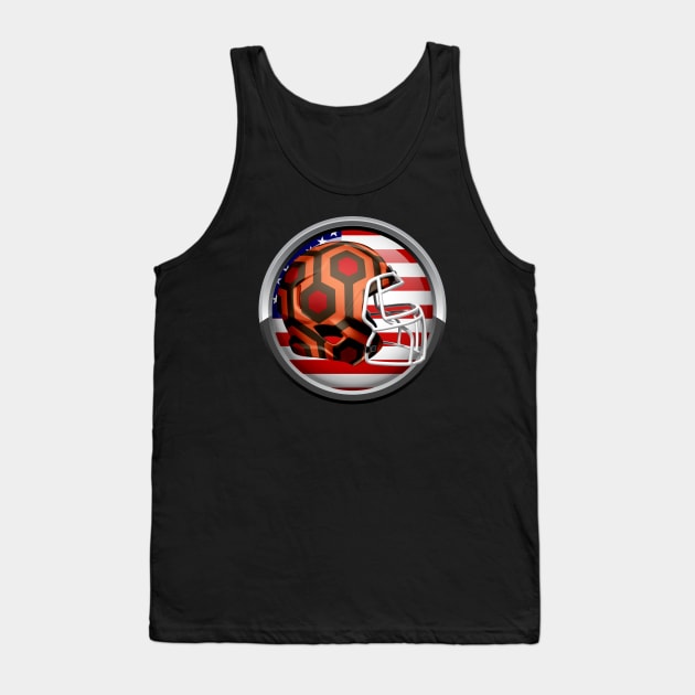 American Football Shining Tank Top by CTSports